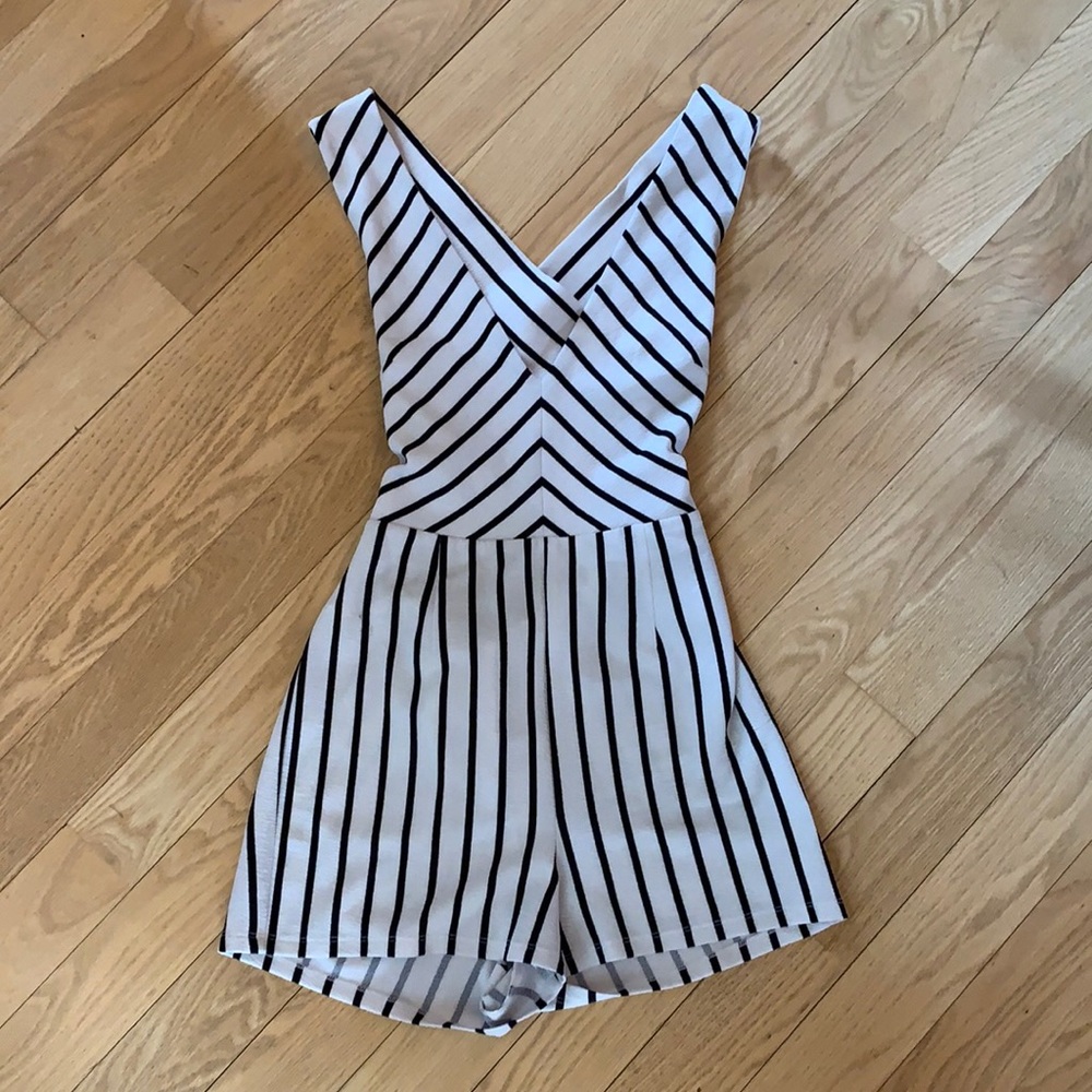 Cross Back Romper